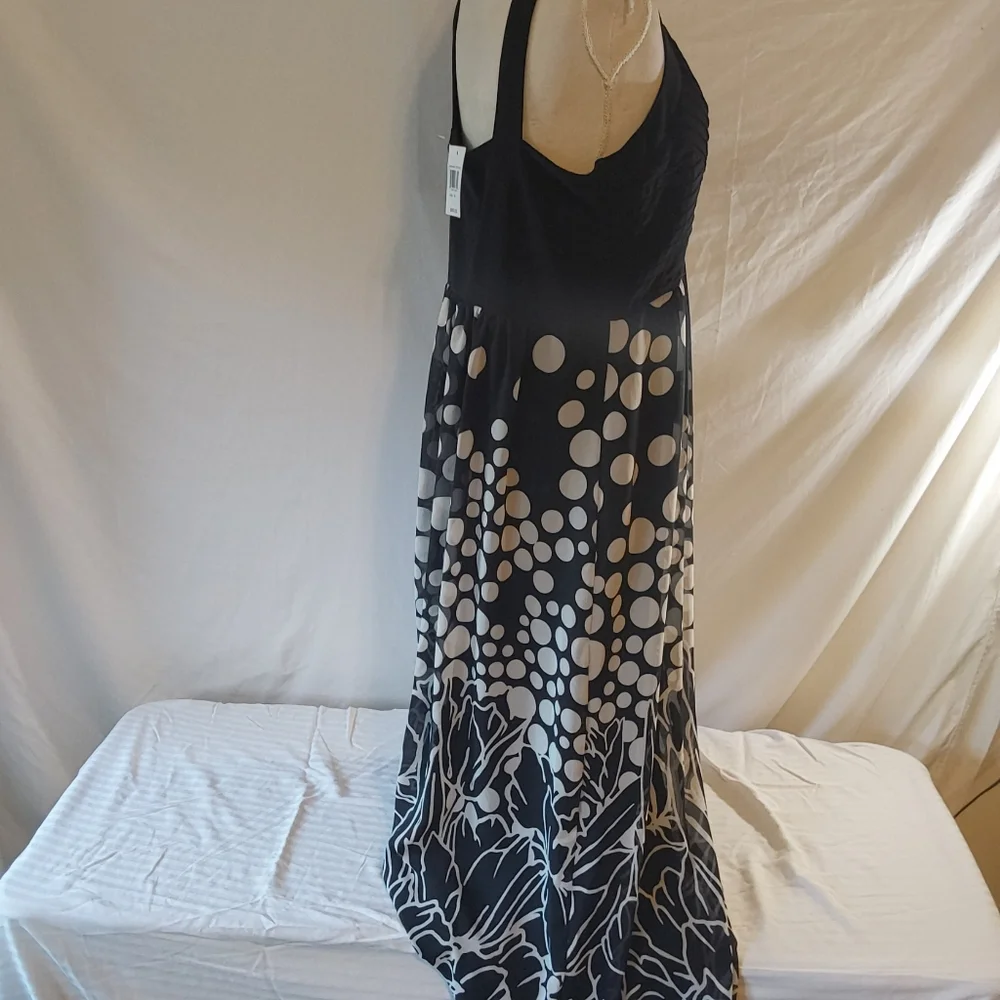 SAMI & JO BUBBLES AND FLOWERS MAXI DRESS Size XL - Picture 3 of 11